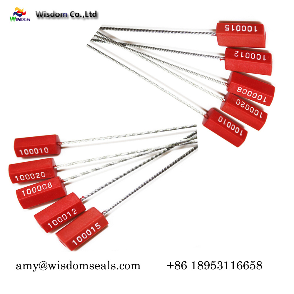  WDM-CS218 Hexagon Head   1.8mm security tie adjustable steel wire cable seal​