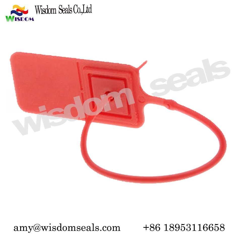  WDM-PS118  18cm numbered Cargo Security Plastic Seal container seal lock  money bag security cash bag plastic seal 