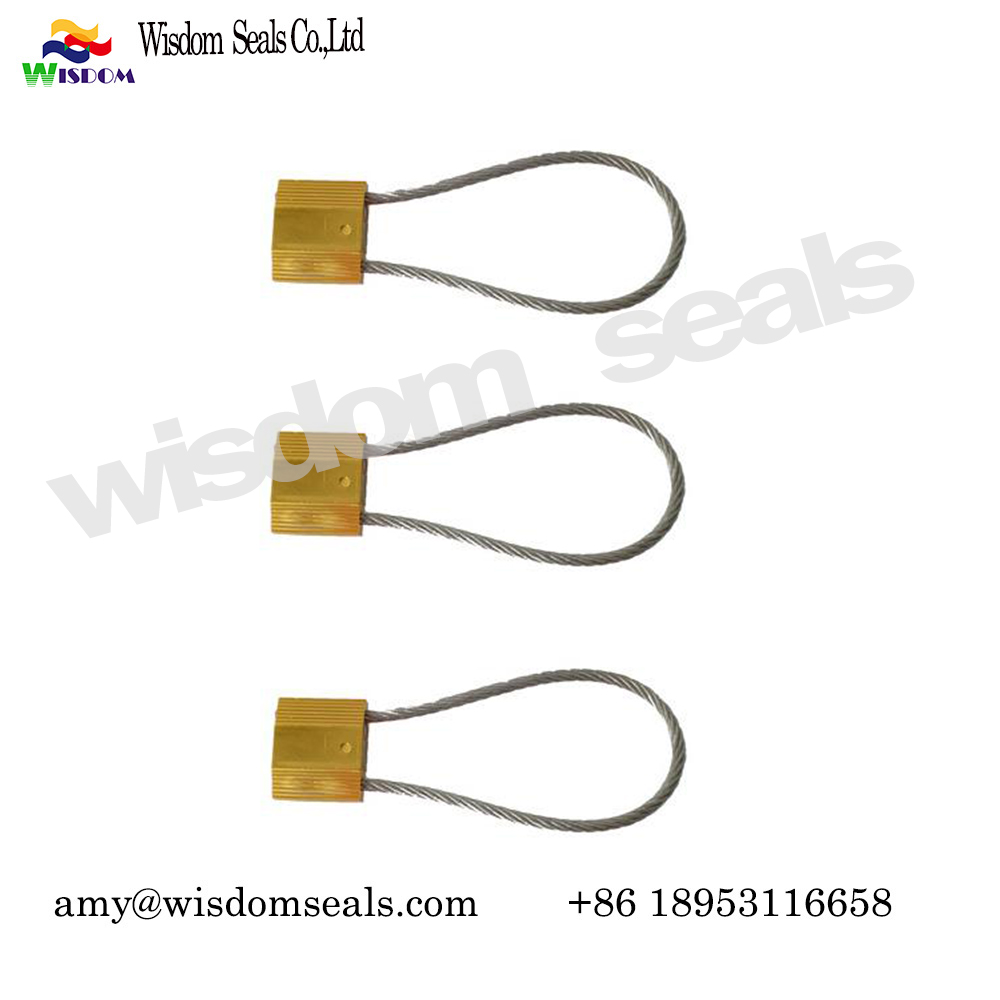  WDM-CS150  pull tight  indicative alloy trailer container security cable seal with  customer number 