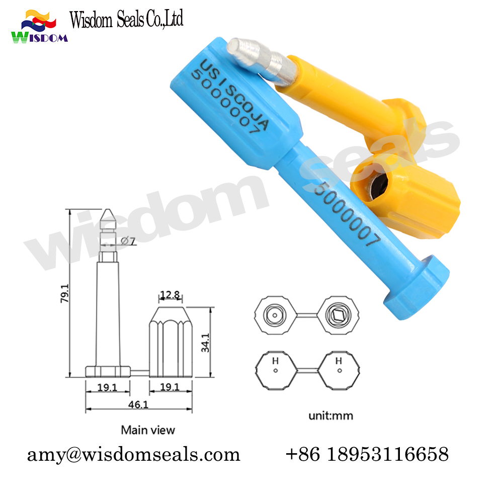 WDM-BS207   high Security ​light  freight forwarder cargo container security seal for transport