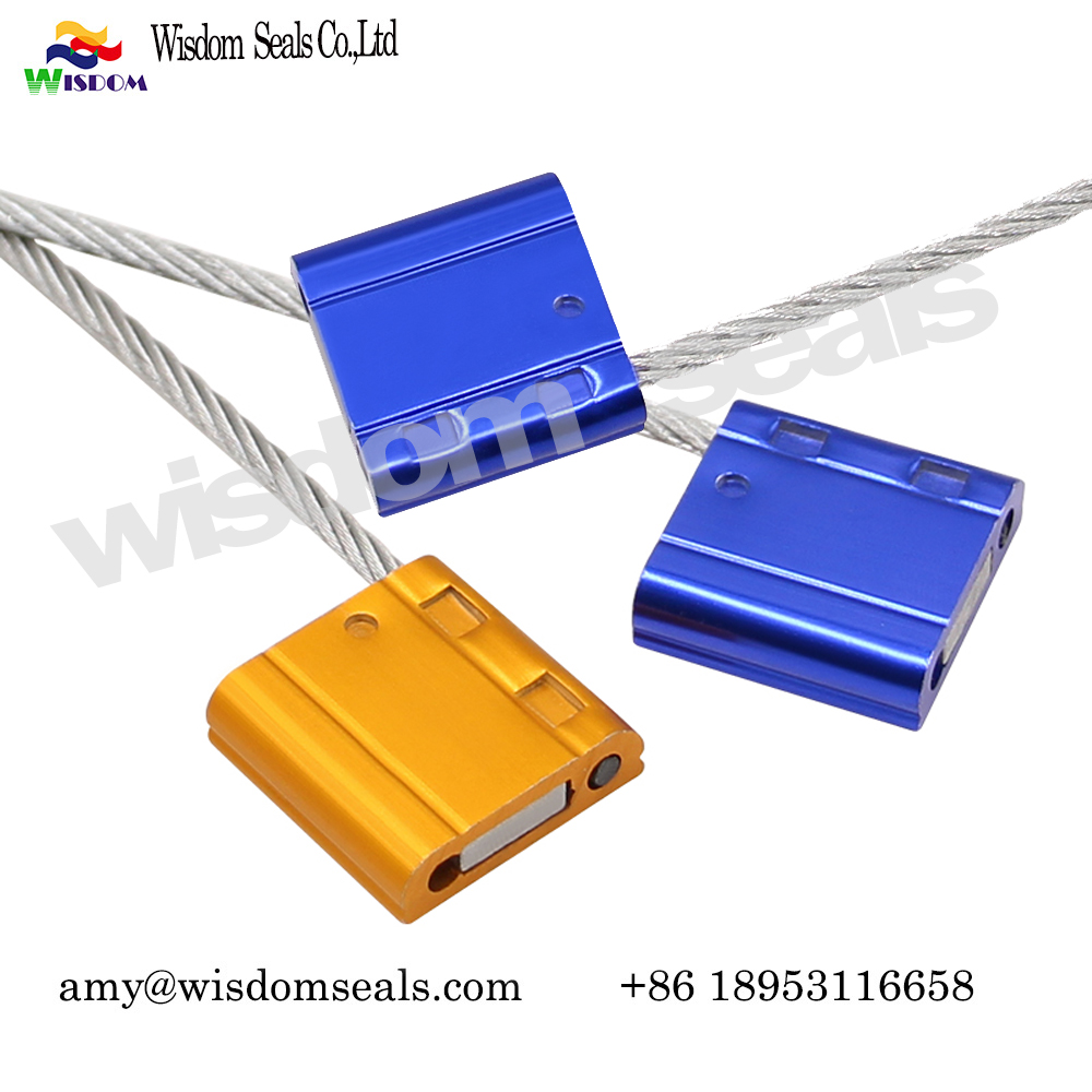  WDM-CS135 pull tight self locking adjustable length security cable wire seal for container 