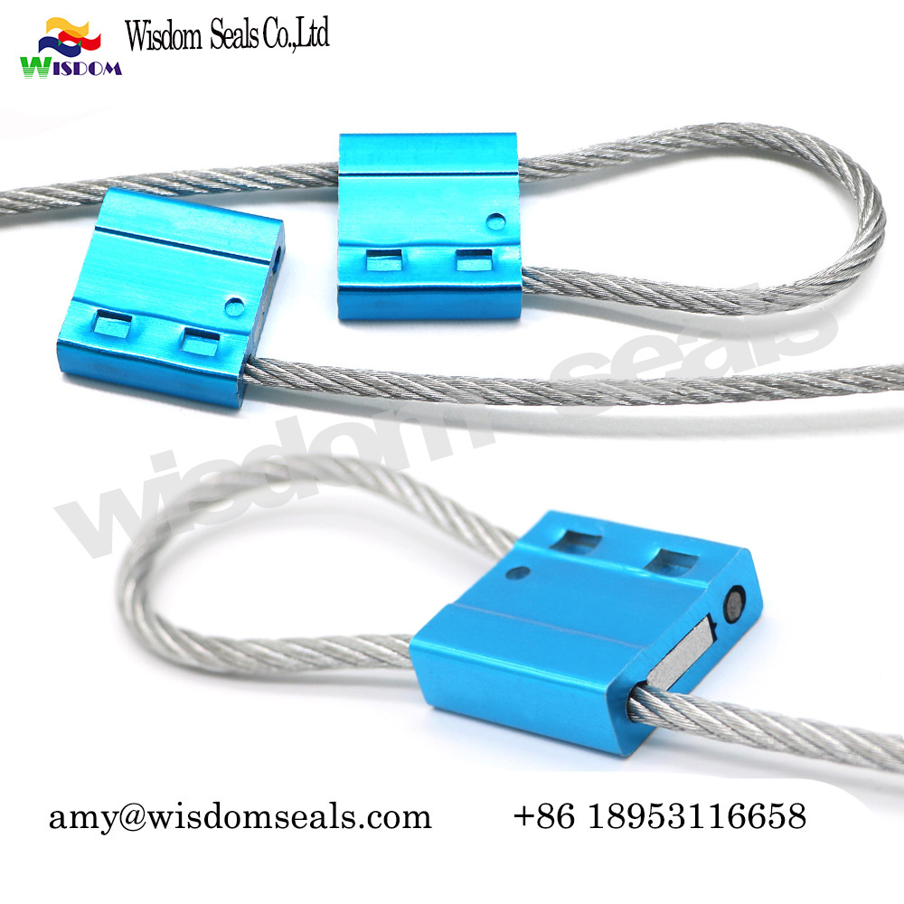  WDM-CS140 4.0mm laser print  disposable cement truck Cable Tie Truck Security Seals with numbered