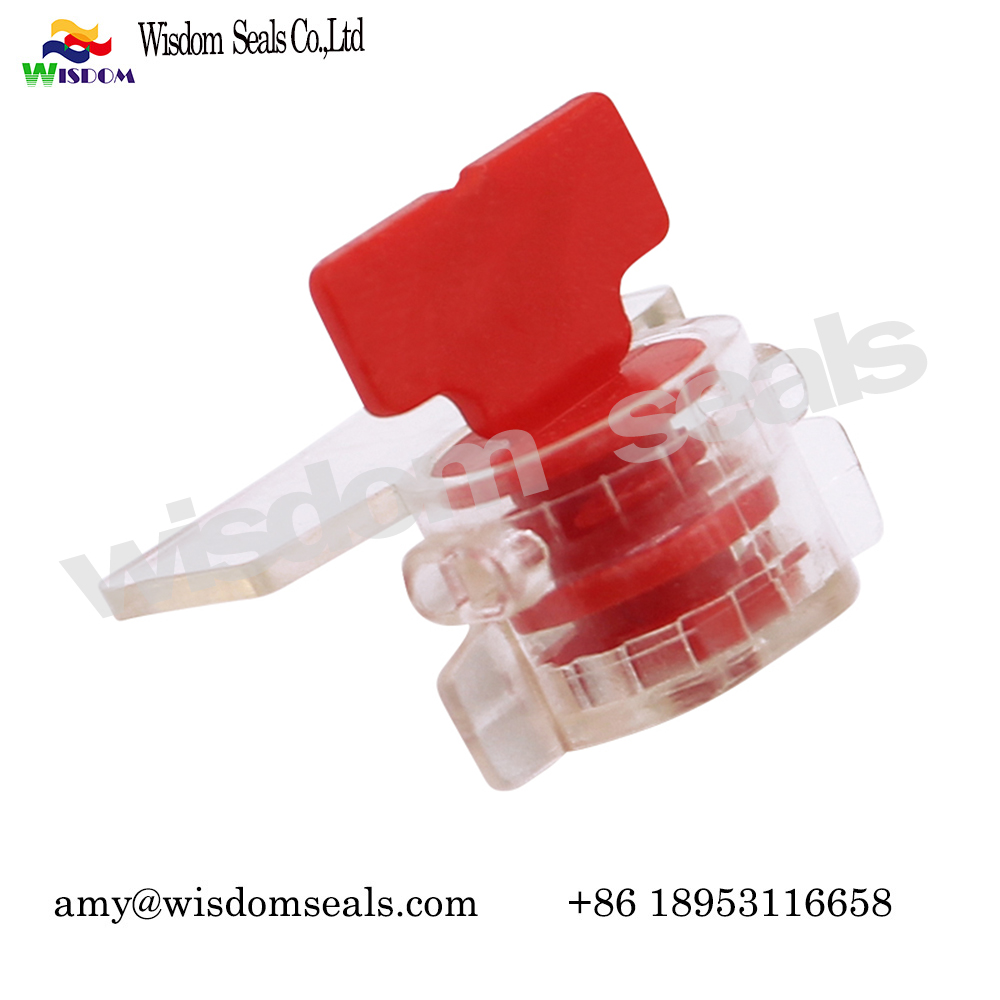  WDM-MS103  electronic twist tight  security water meter seal with logo barcode printing 