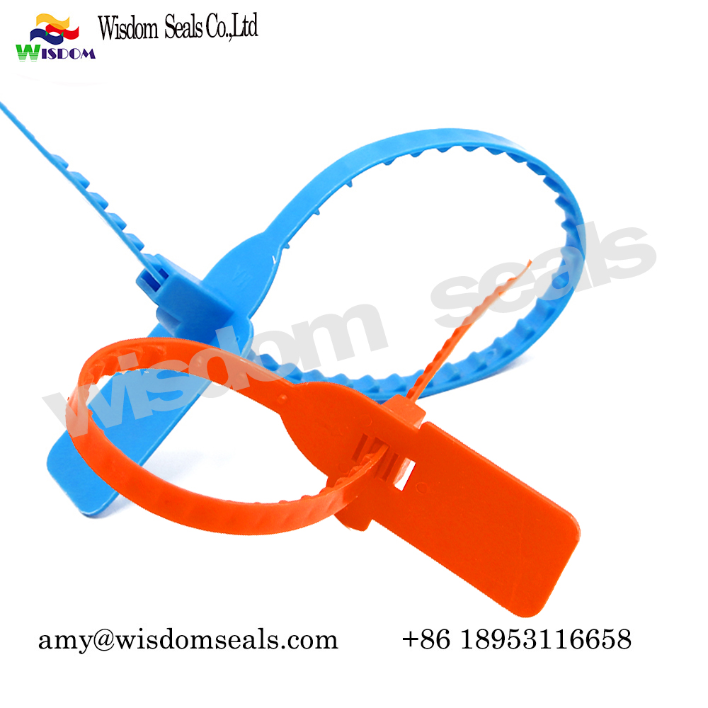  WDM-PS233  disposable self locking pull tight security container plastic seals for express transportation