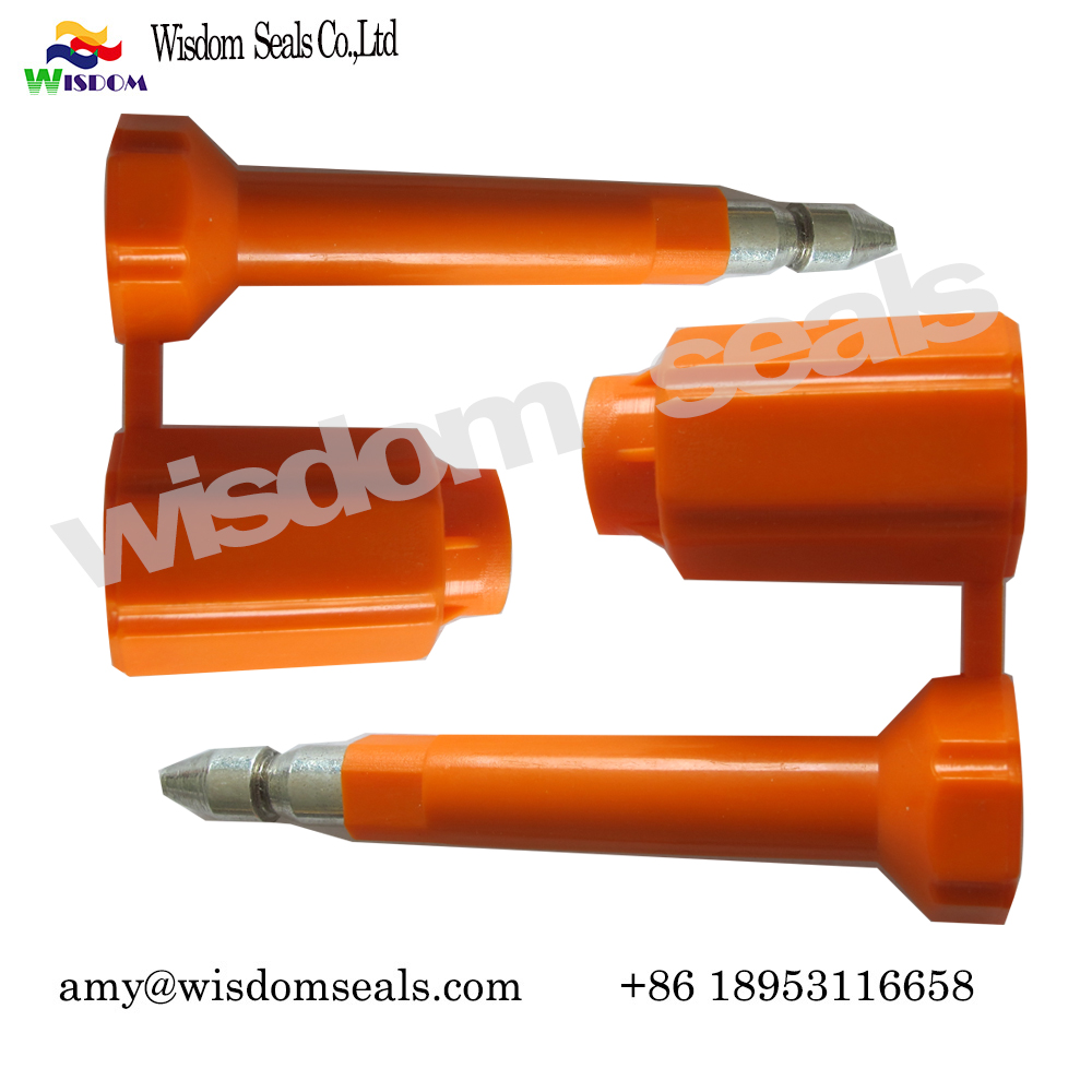 WDM-BS228  customs barcode Customize multiple colors bolt seal