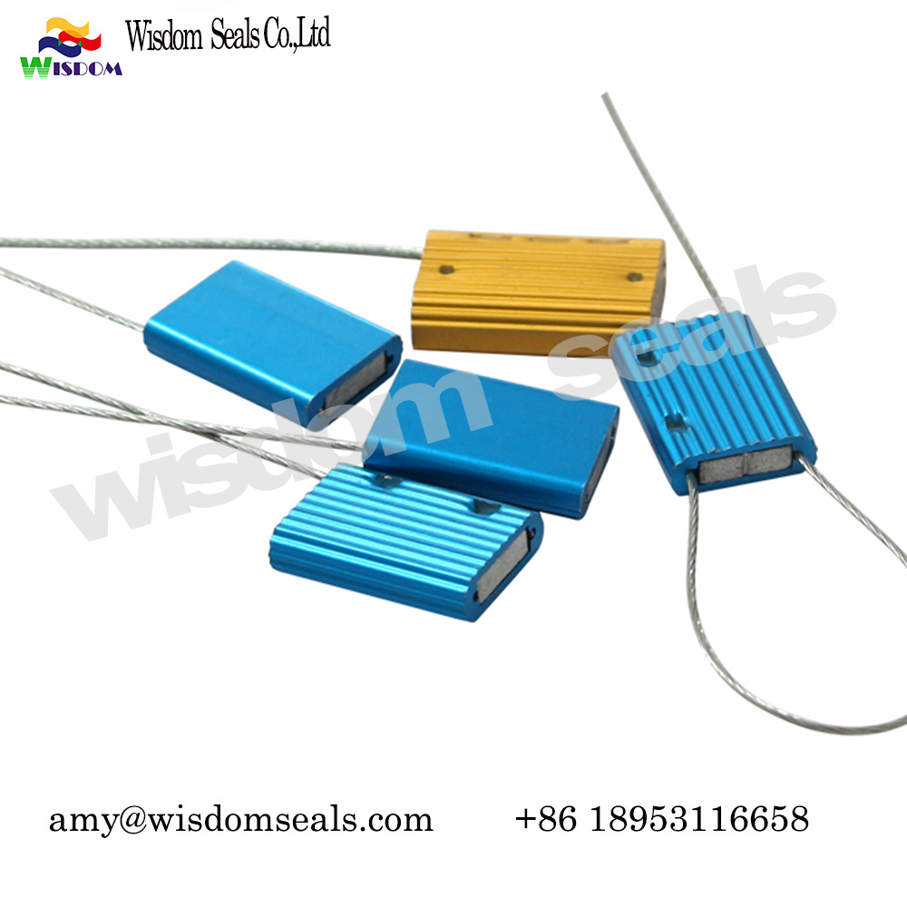  WDM-CS118A  Disposable aluminum Pull tight cable seal for cargo container 